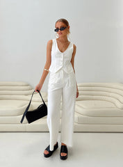 Sofi Vest Top Natural