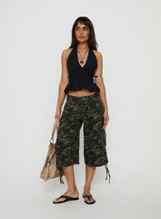 Perpetua Halter Neck Top Black