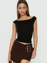 Cheirosa Off Shoulder Top Black