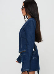 Countryside Long Sleeve Top Denim